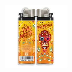 Encendedor Calavera, souvenir y recuerdo de Cancun, México