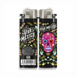 Encendedor Calavera, souvenir y recuerdo de Cancun, México