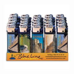 Encendedores Sitios arqueologicos, souvenir y recuerdo de Cancun, México