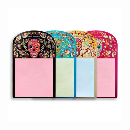Bloc de notas calavera, típico del día de muertos en México