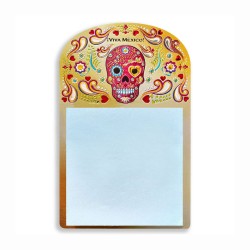 Bloc de notas calavera, típico del día de muertos en México