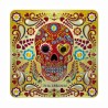 Set de 4 portavasos calavera, típico del día de muertos en México