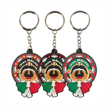 Souvenir, regalo Llavero pvc en forma de mariachi. Recuerdo de Los Cabos.