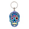 Llavero de acrílico en forma de calavera, típico de la tradición del día de Muertos en México. Souvenir de Acapulco, México