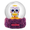 Esfera de Nieve calavera Base Purpura