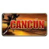 Iman 3D atardecer en Cancun, souvenir y recuerdo de Cancun.