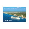 Fotoíman con vista aerea de Cozumel, souvenir y recuerdo de Mexico
