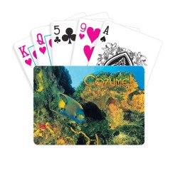 Baraja del mundo submarino de cozumel, souvenir y recuerdo de Cozumel, Mexico