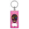 Llavero destapador de metal con calavera. Souvenir de Huatulco, Mexico