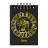 Libreta de apunte con la ilustracion del Calendario Maya. Souvenir y recuerdo de Isla Mujeres, México.