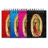 Libreta de apunte con la ilustracion de la Virgen de Guadalupe. Souvenir y recuerdo emblemático de Ixtapa, México.