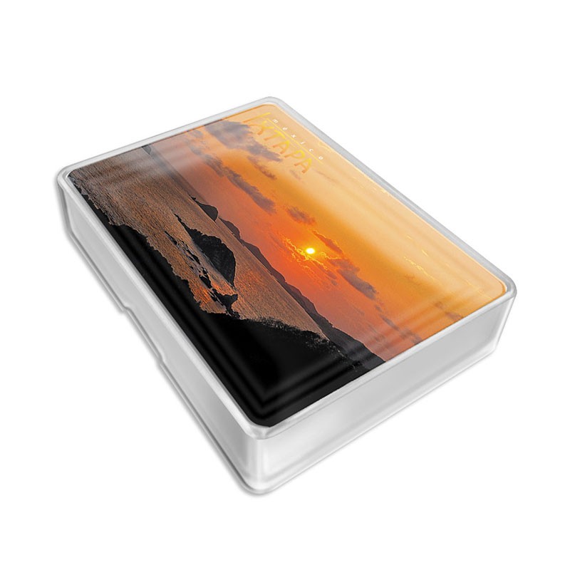 Barajas Ixtapa al atardecer, souvenir y recuerdo de México