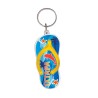Llavero de acrílico en forma de chancla. Disponible en 8 motivos y colores diferentes. Souvenir de Ixtapa, México
