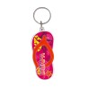 Llavero de acrílico en forma de chancla. Disponible en 8 motivos y colores diferentes. Souvenir de Ixtapa, México