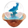 Souvenir de fauna marina en La Paz, México - Esfera de nieve con delfín