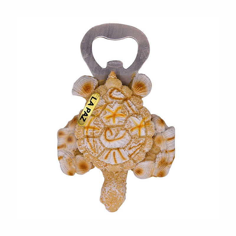 Magneto destapador tortuga México La Paz, souvenir original