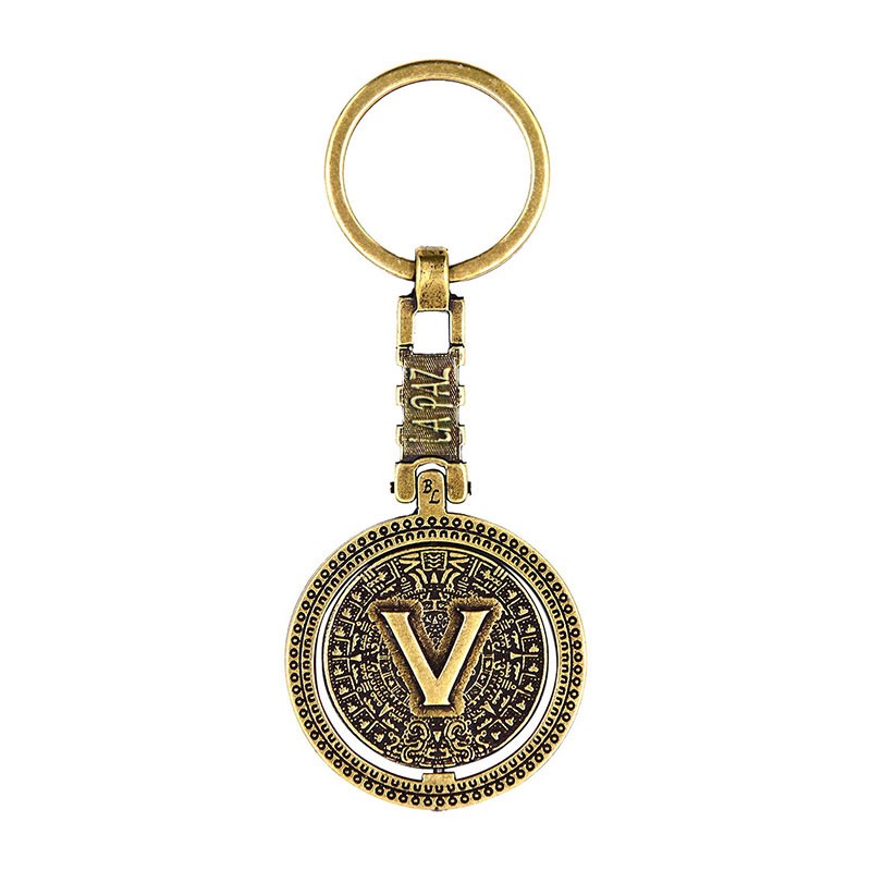 Llavero giratorio personalizado México La Paz con Calendario Azteca