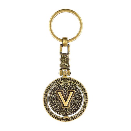 Llavero giratorio personalizado México La Paz con Calendario Azteca