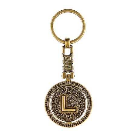 Llavero giratorio personalizado México La Paz con Calendario Azteca