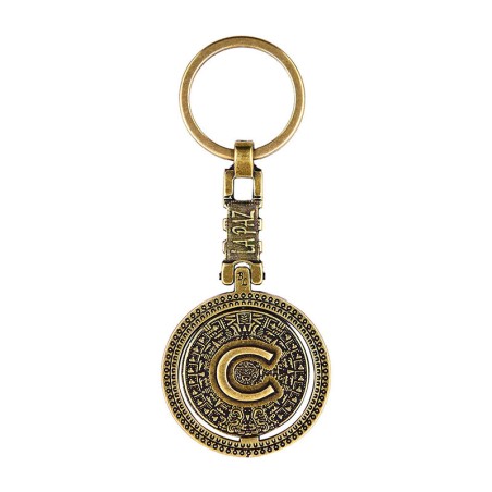 Llavero giratorio México La Paz con Calendario Azteca personalizado