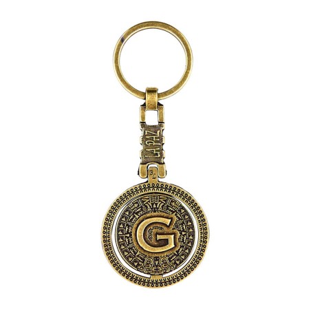 Llavero giratorio México La Paz con Calendario Azteca personalizado