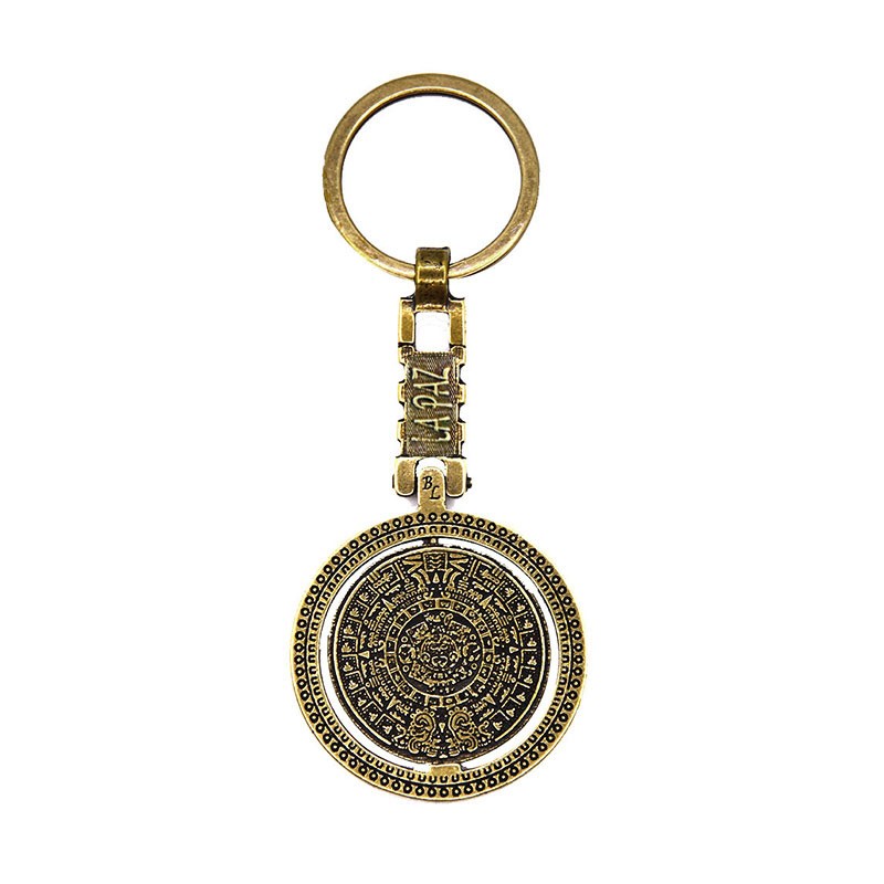 Llavero Giratorio Calendario Azteca