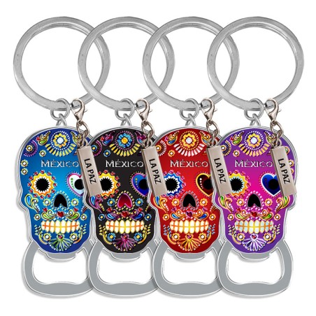 Llavero destapador calavera Día de Muertos México CDMX