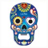 Magneto destapador calavera México La Paz colores brillantes