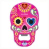 Magneto destapador calavera México La Paz colores brillantes