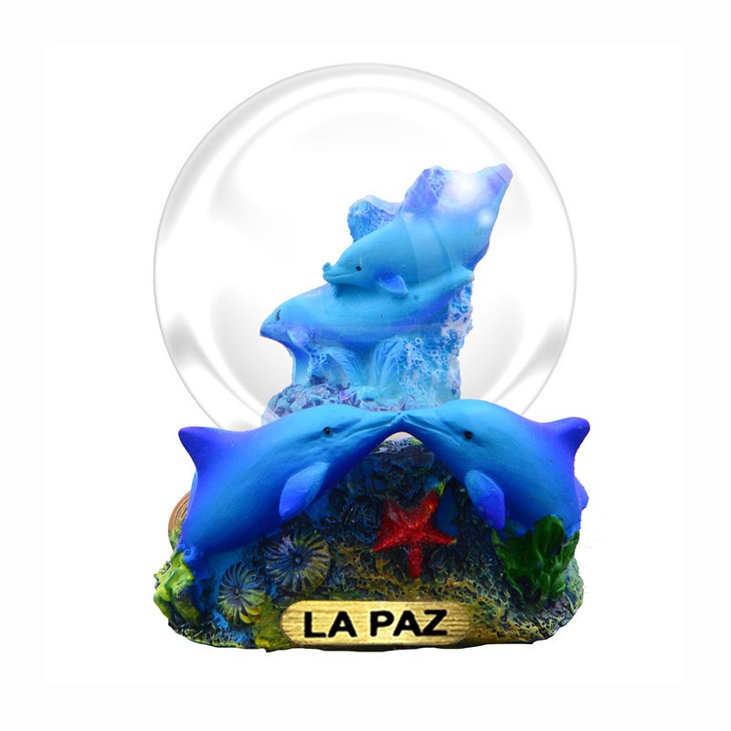 Esfera de Nieve Fauna Delfín