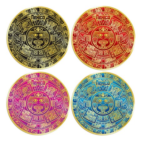 Portavasos Calendario Azteca México - Souvenir Ciudad