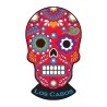 Magneto pvc en forma de calavera típico de la tradición del día de Muertos en México