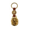 Llavero de latón con la ilustración de la Virgen de Guadalupe. Souvenir de Los Cabos, México