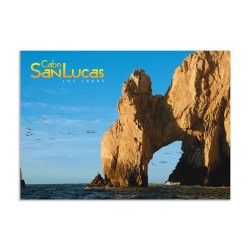 Tarjeta postal del Arco de Cabo San Lucas, souvenir y recuerdo de Los Cabos, México