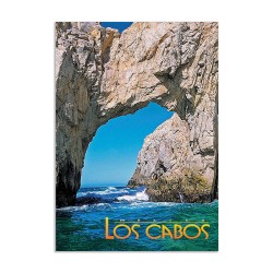 Tarjeta postal del Arco de Cabo San Lucas, souvenir y recuerdo de Los Cabos, México