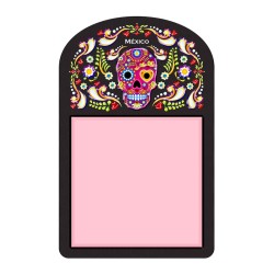 Bloc de notas calavera, típico del día de muertos en México, Recuerdo de Los Cabos.