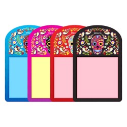 Bloc de notas calavera, típico del día de muertos en México, Recuerdo de Los Cabos.