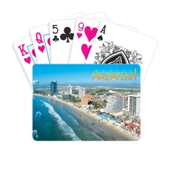 Baraja Zona Dorada de Mazatlan, souvenir y recuerdo de Mazatlan, México