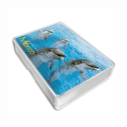 Barajas con delfines, souvenir y recuerdo de Mazatlan, México