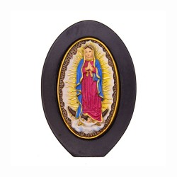 Marco Virgen de Guadalupe a color. Souvenir, recuerdo de Mazatlan, México