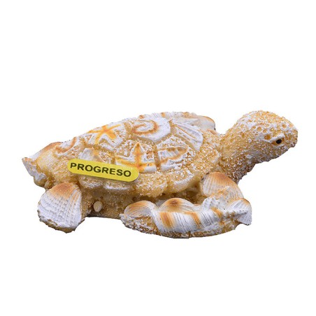 Magneto de resina tortuga con acabado arena. Yucatan, Mexico.