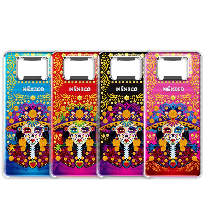 Magneto destapador de metal con catrina