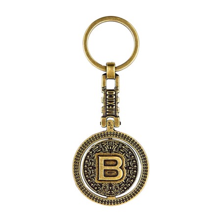 Llavero Letra Calendario Azteca "B"