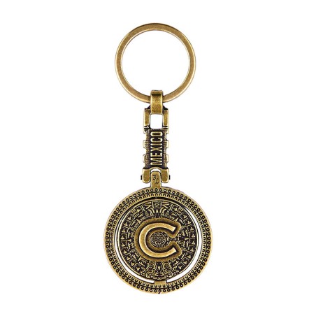 Llavero Letras  Calendario Azteca "C"