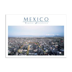 Tarjeta postal del Centro Historico, souvenir y recuerdo de la Ciudad de México, CDMX.