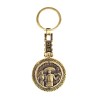 Llavero giratorio de latón con unos mariachis. Souvenir de la Ciudad de México, CDMX.
