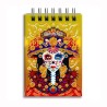 Libreta de apunte con ilustracion de una catrina, típica del día de muertos. Souvenir y recuerdo de la Ciudad de México, CDMX.