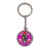 Llavero corcholata de metal calavera, Souvenir Ciudad de Mexico, CDMX.