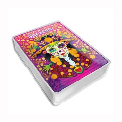 Barajas Catrina, color rosa, souvenir y recuerdo del día de muerto, Souvenir de Monterrey, México.