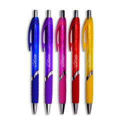 Pluma económica, 5 colores. Souvenir y recuerdo de Monterrey.